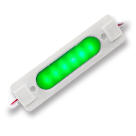 Beyond Led Technology LED Module High Efficiency, Watts 1.8, 6500K, 12V, Capsule, GREEN Color, UL Listed, 50PK GLMD145-G